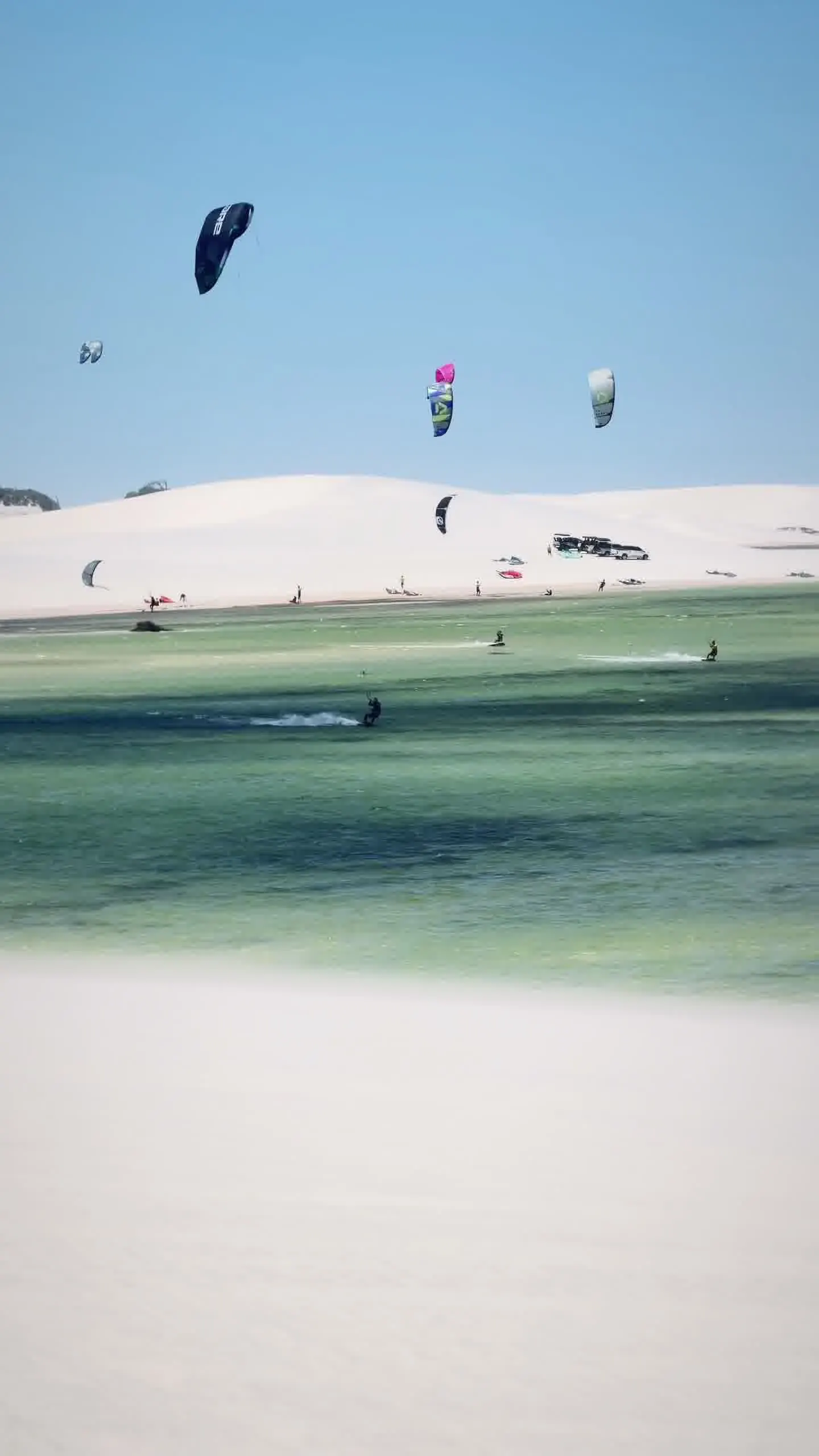 Lagoas e dunas da região de Jericoacoara